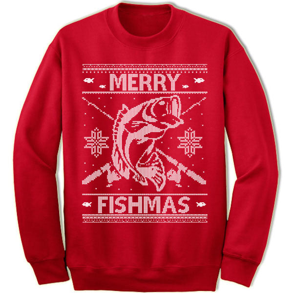 Merry Fishmas Ugly Christmas Sweater. – Merry Christmas Sweaters