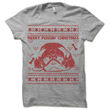 Pug Ugly Christmas T-Shirt.